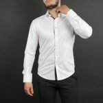 Chemise Blanche Avec Boutons DL