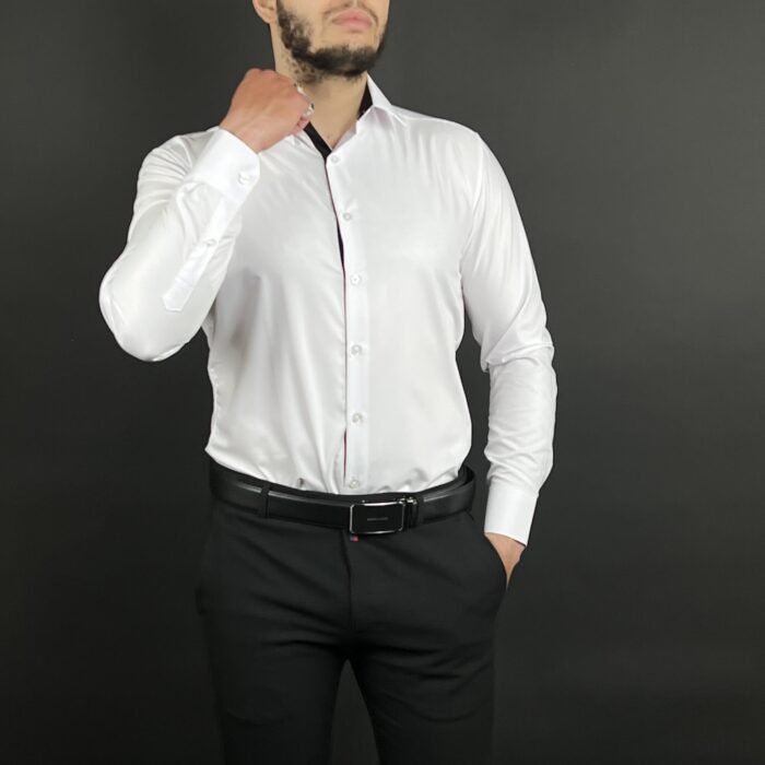 ⁦Chemise Blanche Avec Boutons DL⁩ - الصورة ⁦6⁩