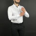 ⁦Chemise Blanche Avec Boutons DL⁩ - الصورة ⁦7⁩