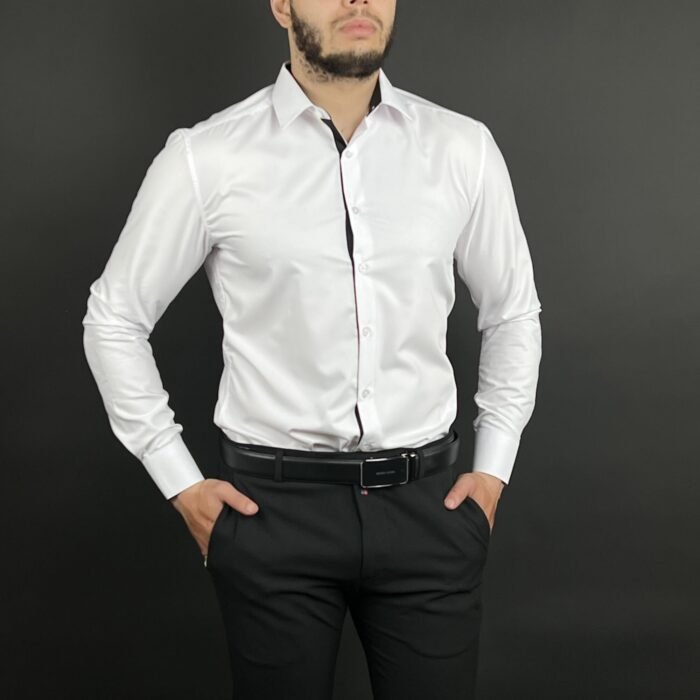 ⁦Chemise Blanche Avec Boutons DL⁩ - الصورة ⁦8⁩