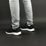 ⁦Baskets Noir Crosshatch KAMRAN⁩ - الصورة ⁦6⁩