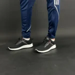 ⁦Baskets Noir Crosshatch KAMRAN⁩ - الصورة ⁦5⁩