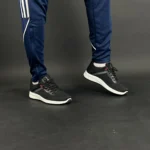 ⁦Baskets Noir Crosshatch KAMRAN⁩ - الصورة ⁦3⁩