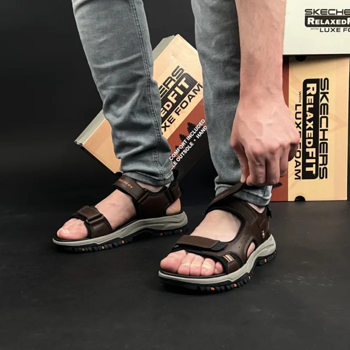 ⁦Skechers Sandal Marron⁩ - الصورة ⁦5⁩