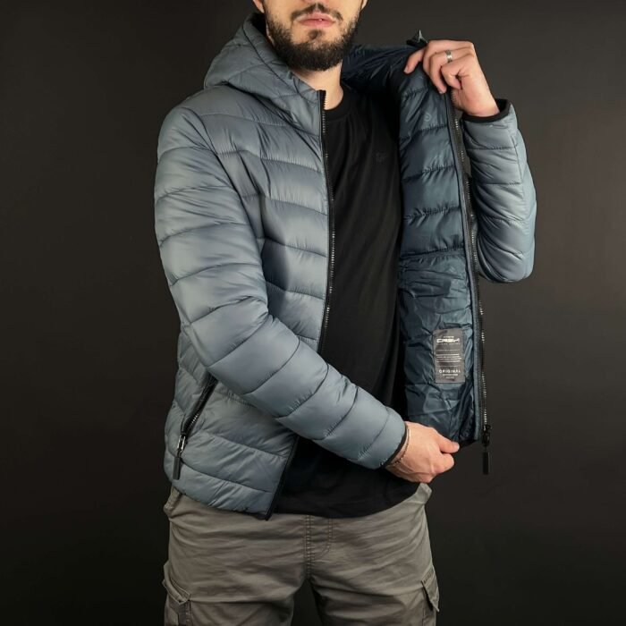 Doudoune Crosshatch Original Blue Denim – Image 5