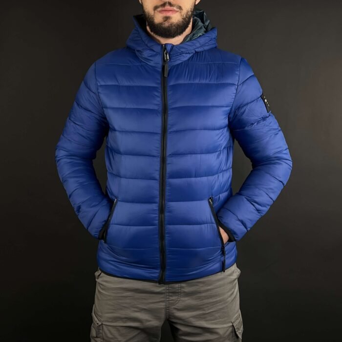 Doudoune Crosshatch Original Bleu Police – Image 2