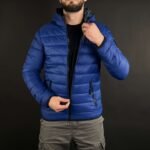 Doudoune Crosshatch Original Bleu Police – Image 3
