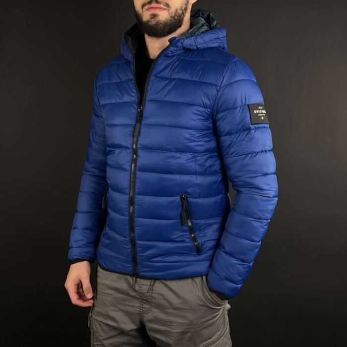 Doudoune Crosshatch Original Bleu Police – Image 1