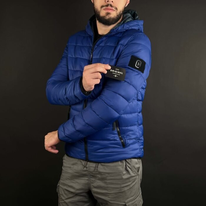 Doudoune Crosshatch Original Bleu Police – Image 5