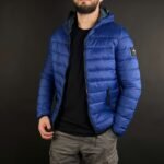 Doudoune Crosshatch Original Bleu Police – Image 8