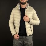 Doudoune Crosshatch Original Beige – Image 3