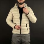 Doudoune Crosshatch Original Beige – Image 6